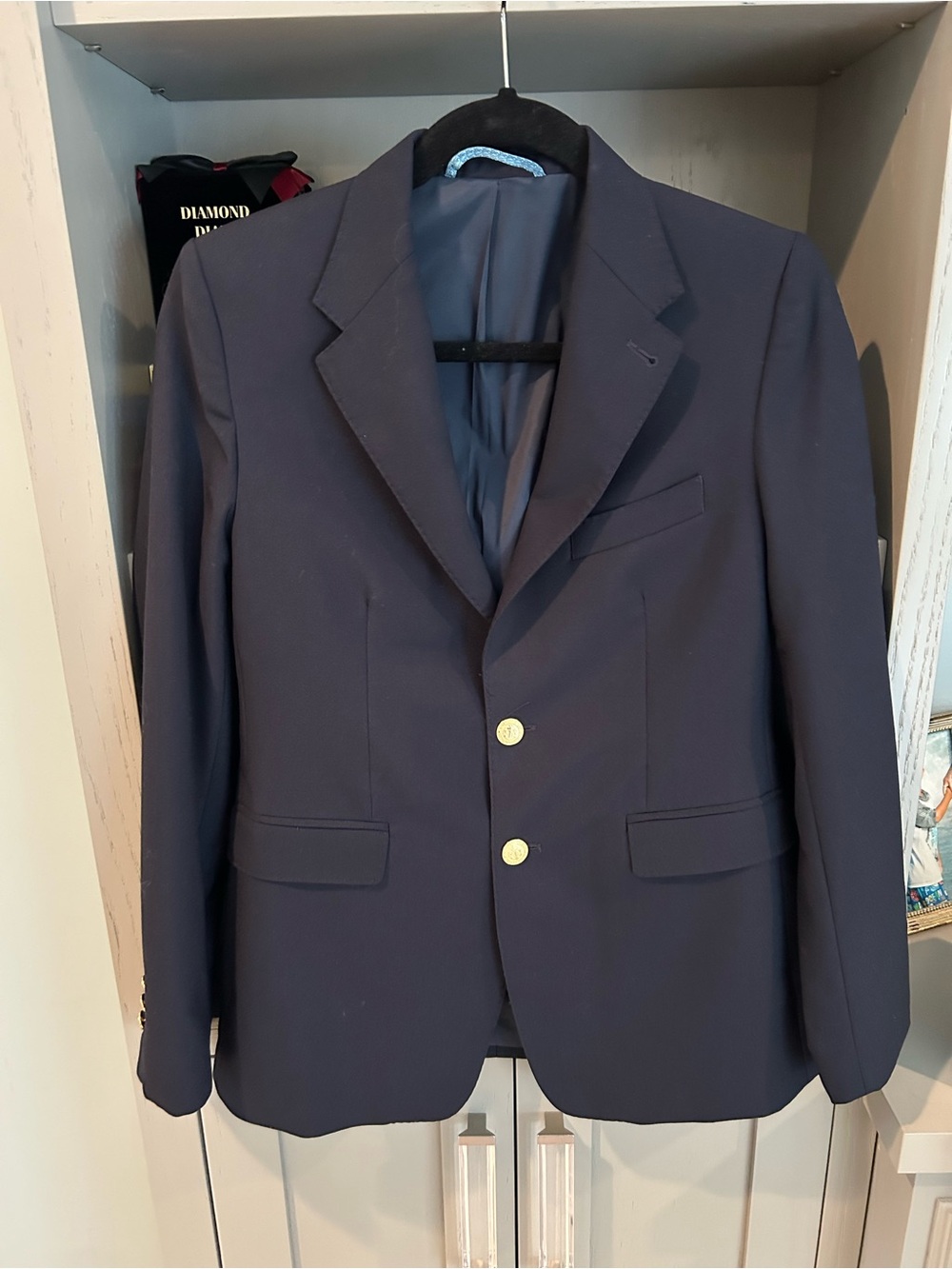 Vineyard Vines Boys Navy Blazer with Gold Buttons